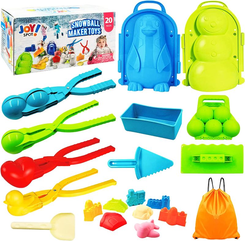 Photo 1 of JOY SPOT! 20 Pcs Snowball Maker Tool, Snow Toys  ?15.94 x 8.62 x 7.99 inches

