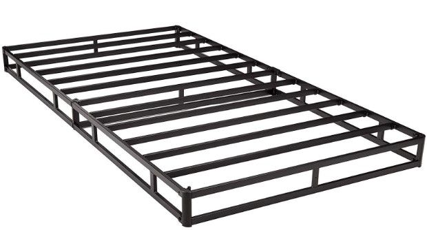 Photo 2 of Amazon Basics Smart Box Spring Bed Base, 7-Inch Mattress Foundation - Twin Size, Tool-Free Easy Assembly Twin 7-Inch Smart Box Spring