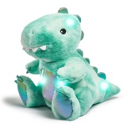 Photo 1 of !!!SEE CLERK NOTES!!!
FAO Schwarz Glow Brights Toy Plush LED with Sound Green Dinosaur 12" Stuffed Animal