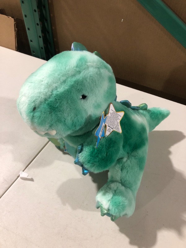 Photo 2 of !!!SEE CLERK NOTES!!!
FAO Schwarz Glow Brights Toy Plush LED with Sound Green Dinosaur 12" Stuffed Animal
