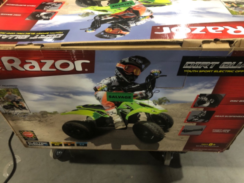 Photo 3 of Razor 24V Dirt Quad SX McGrath Powered Ride-On - Green