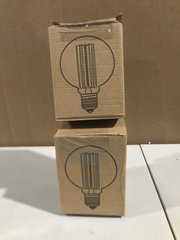 Photo 1 of (2 Piece) 120 Lumen Round Decorative Light Bulb for Home, Vanity, Kitchen, Restaurant
