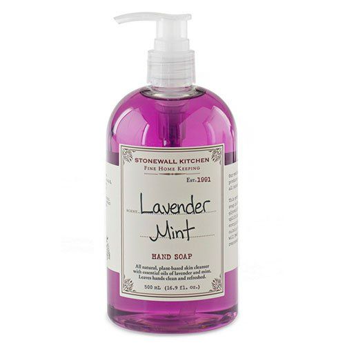 Photo 2 of ** 2 PACKS **Stonewall Kitchen Lavender Mint Fine Home Keeping Hand Soap, 16.9 Ounces