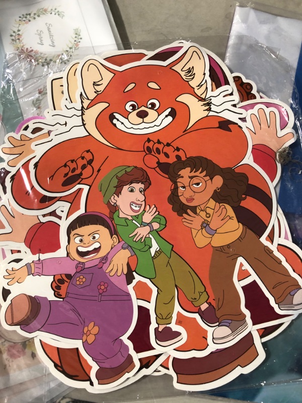 Photo 1 of assorted sticklers and posters bundle 
