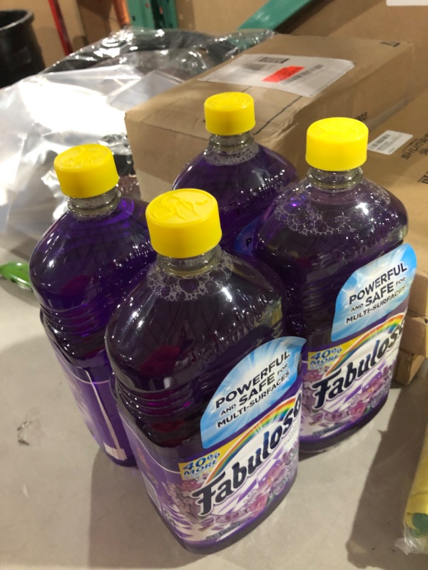 Photo 2 of **** PACK OF 4 **Fabuloso Multi Purpose Cleaner, Lavender Scent, 56 Ounce