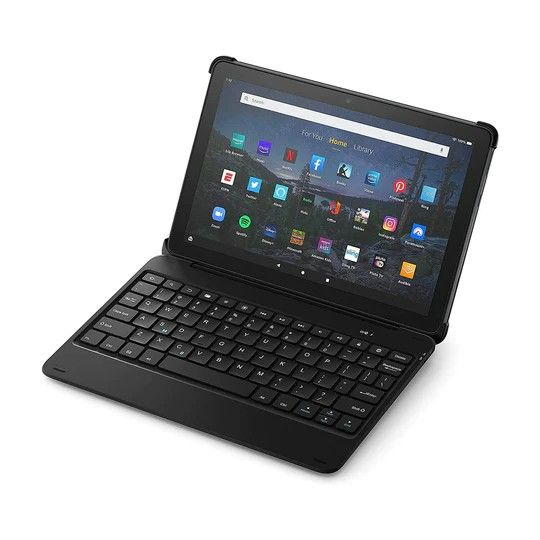 Photo 1 of Battery Life: Up to 400 hours use per charge. Standby: 365 days.
Design: Instantly transforms from a wireless keyboard, into a sleek cover. This Bluetooth Keyboard Case features durable protection, adjustable viewing angles and attaches magnetically.
Prot