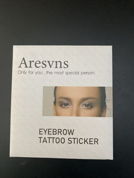 Photo 1 of Aresvns 4D Eyebrows Tattoo Natural Black 66 Pairs! Black Hair-Like Eyebrow Tattoos for Women,Lifelike Fake Eyebrows Waterproof and Long-Lasting 3-5 