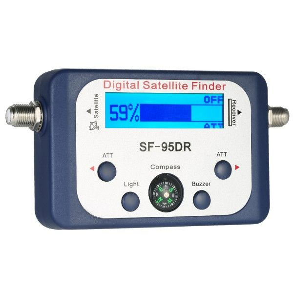 Photo 1 of Digital Satellite Signal Meter Finder Meter Good For Campers With LCD Graphic Display Backlight Satfinder with Compass SF-95DR