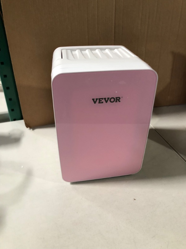 Photo 3 of **SEE NOTES** VEVOR Mini Fridge, 10 Liter- pink