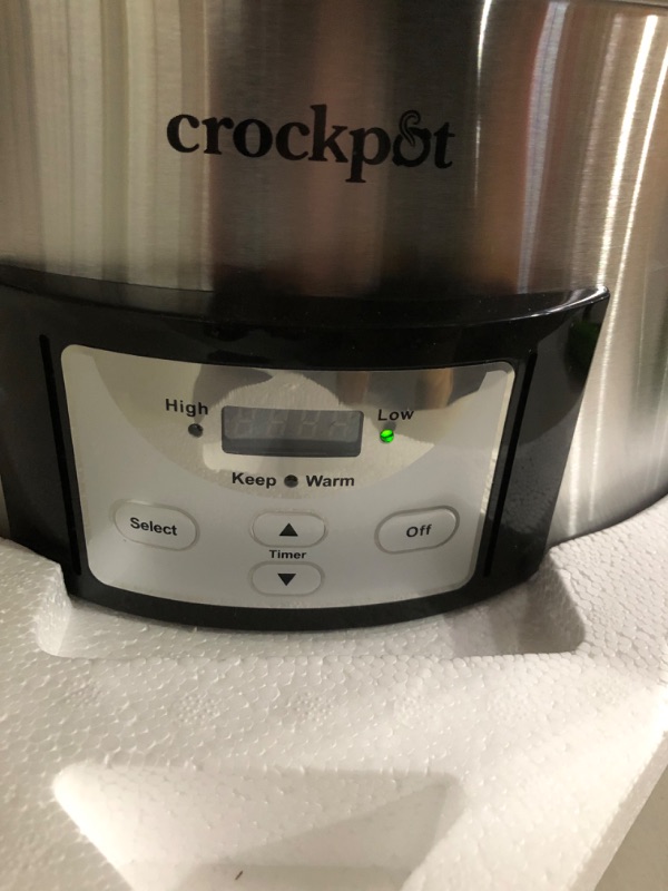 Photo 3 of Crock-Pot SCCPVL610-S-A 6-Quart Cook & Carry Programmable Slow Cooker with Digital Timer, Stainless Steel