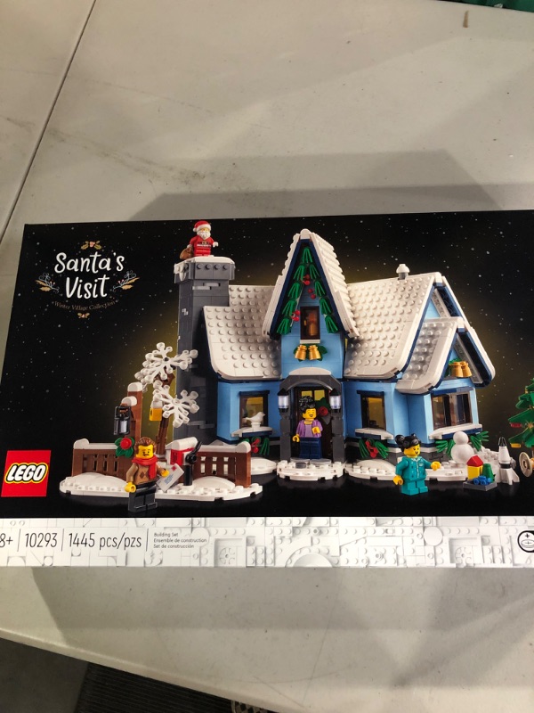 Photo 2 of LEGO Icons Santa’s Visit 10293 Building Set for Adults (1445 Pieces) FrustrationFree Packaging