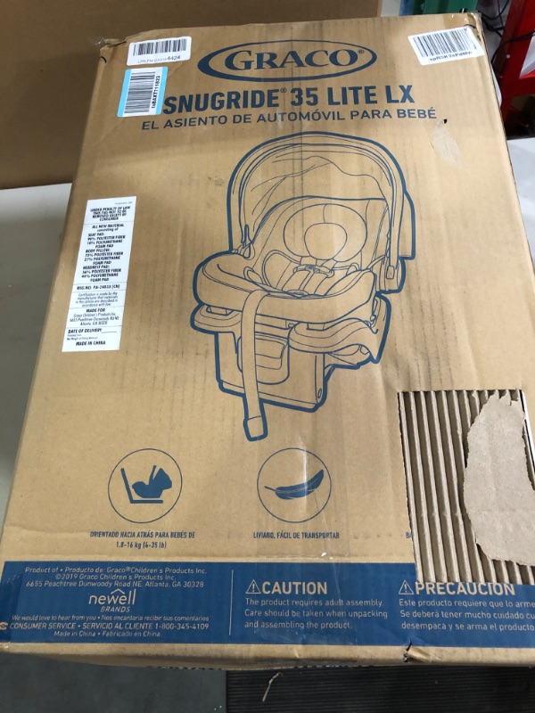 Photo 4 of Graco SnugRide 35 Lite LX Infant Car Seat - Hailey