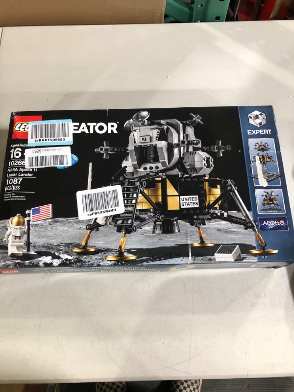 Photo 2 of LEGO Creator Expert NASA Apollo 11 Lunar Lander 10266 Building Toy Set for Ages 16+ (1087 Pieces)