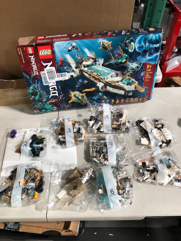 Photo 3 of LEGO Ninjago Hydro Bounty 71756 Building Toy Set for Kids, Boys, and Girls Ages 9+ (1,159 Pieces) Frustration-Free Packaging