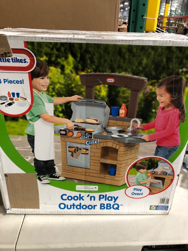 Photo 4 of Little Tikes Cook 'n Play Outdoor BBQ , Brown