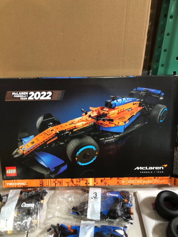 Photo 2 of LEGO Technic McLaren Formula 1 Race Car 42141 Building Set for Adults (1,434 Pieces) Frustration-Free Packaging