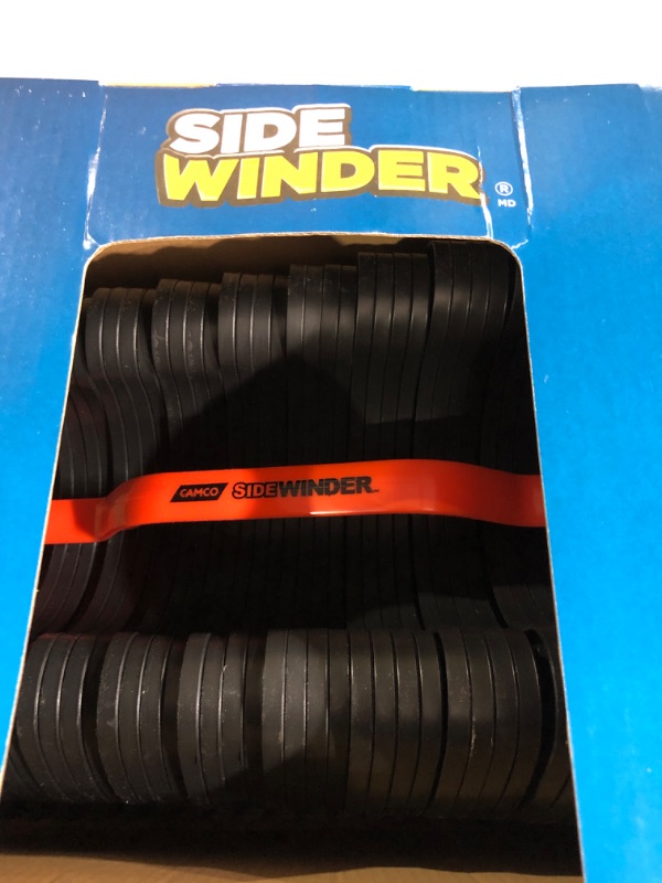 Photo 3 of Camco Sidewinder RV Sewer Support | Made from Sturdy Lightweight Plastic | Curve Around Obstacles and Won't Creep Closed | 20 Feet | Black | (43051) Standard Packaging