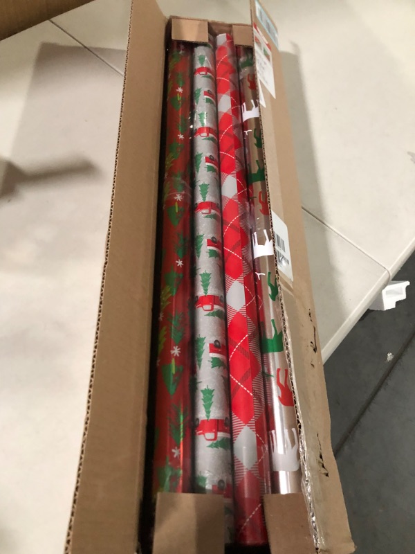 Photo 2 of American Greetings Christmas Foil Reversible Wrapping Paper