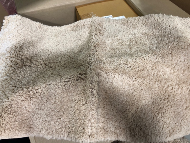 Photo 2 of Amazon Basics Non-Slip Microfiber Shag Bathroom Rug Mat,