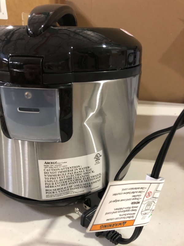 Photo 4 of [DAMAGED] Aroma® 20-Cup Programmable Rice & Grain Cooker and Multi-Cooker