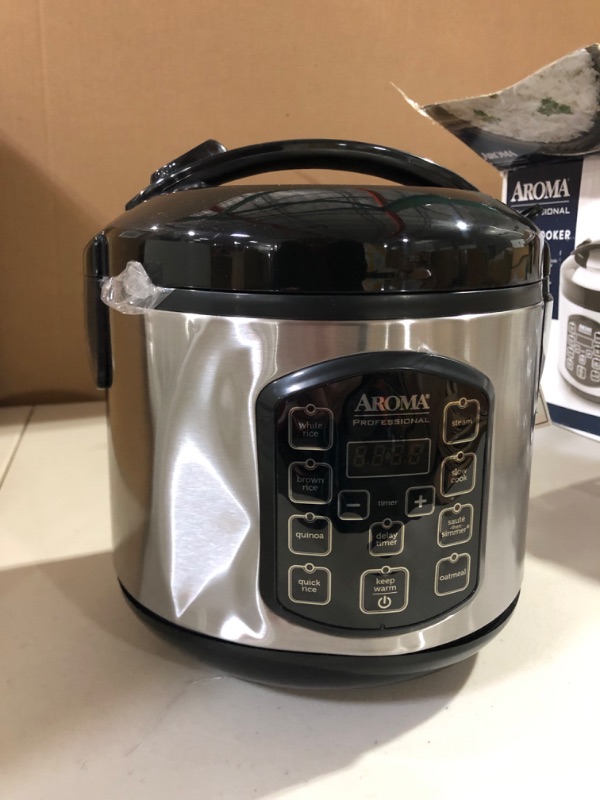 Photo 2 of [DAMAGED] Aroma® 20-Cup Programmable Rice & Grain Cooker and Multi-Cooker