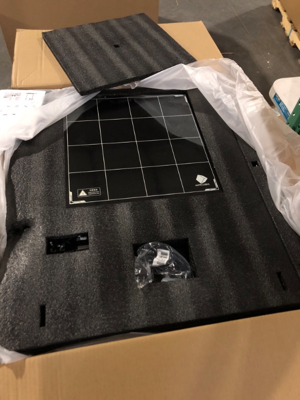 Photo 1 of Anycubic Kobra Max 3D Printer, Smart Auto Leveling with Self-Developed ANYCUBIC LeviQ Leveling and Filament Run-Out Detection, Large Build Size 17.7" x 15.7" x 15.7"
**ONLY OPENED TO SEE IF PRODUCT WAS ALL THERE**