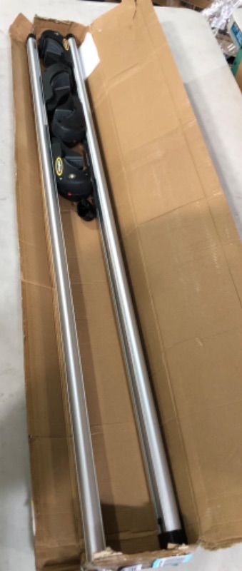 Photo 1 of 53" Universal Roof Rack Cross Bars,Heavy Duty 180LBS Aluminum Roof Rack, Adjustable Cossbar Raised Side Rail Gap for Cars Vehicles SUV,Compatible with Toyota Rav4, Jeep, etc.(White)