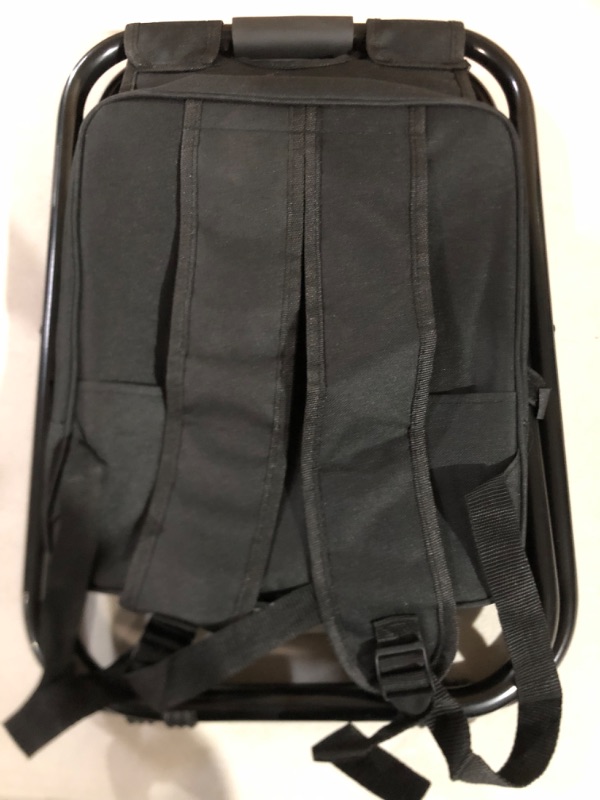 Photo 1 of Backpack Cooler Chair - Black