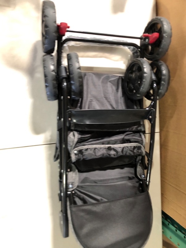 Photo 2 of "Pet Gear No-Zip Happy Trails Lite Pet Stroller-Classic Grey