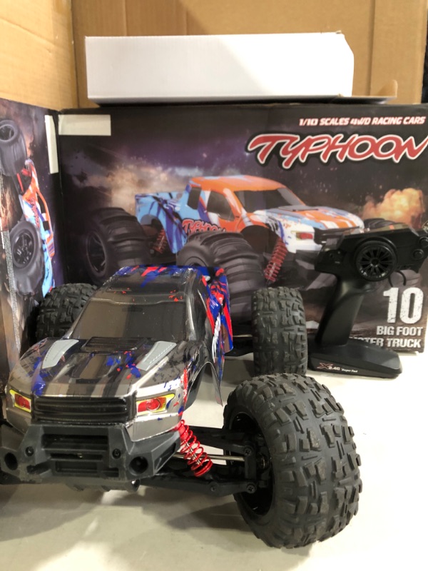 Photo 1 of Remote Control Car - 1:10 Scale 2.4Ghz 48 Km/h High Speed 4X4 RC Cars, Waterproof Drift Off-Road RC Truck, 4WD All Terrain