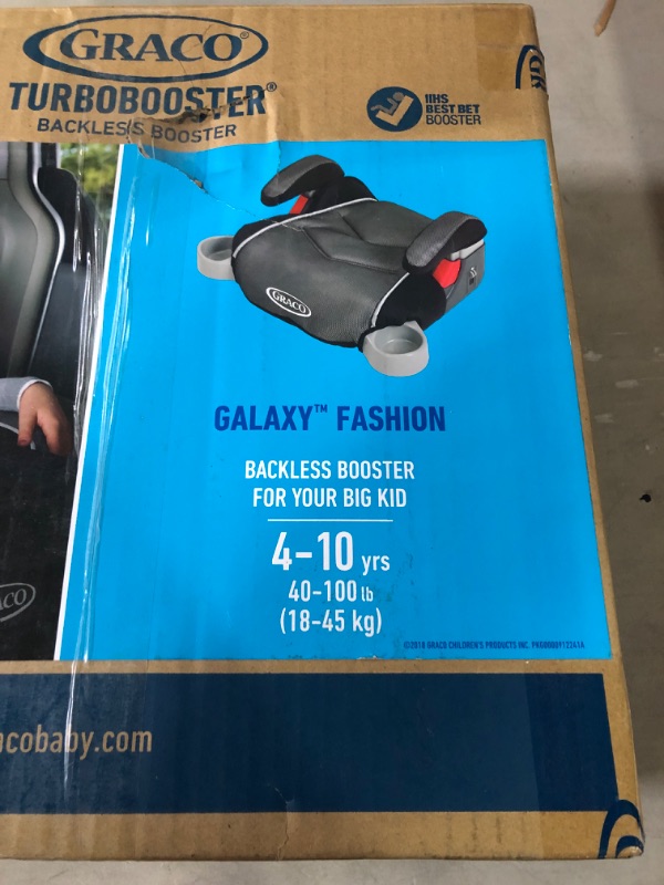 Photo 1 of Graco TurboBooster Backless Booster Car Seat, Galaxy