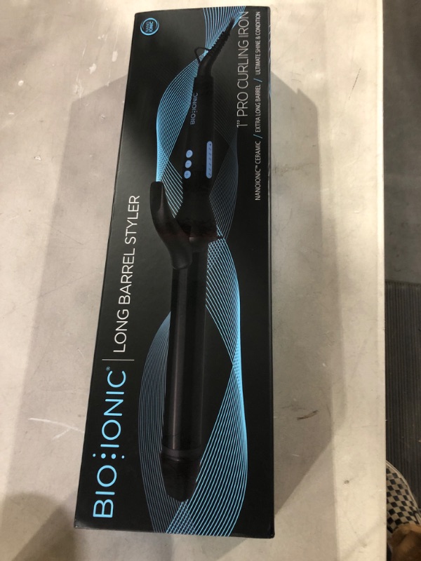 Photo 1 of Bio Ionic Long Barrel Styler 1" Curling Iron