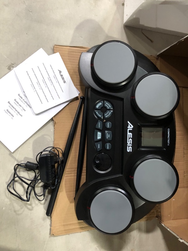 Photo 1 of Alesis CompactKit 4: 4-Pad Portable Tabletop Drum Kit