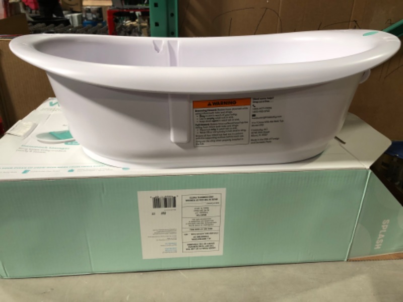 Photo 3 of 4-in-1 Grow-with-Me Bath Tub by Frida Baby Transforms Infant Bathtub to Toddler Bath Seat with Backrest for Assisted Sitting in Tub