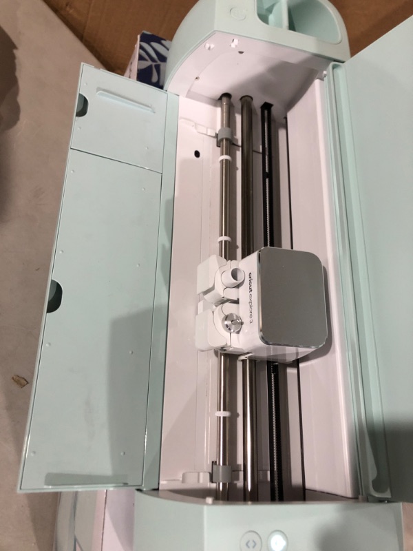 Photo 4 of Cricut Explore 3 - 2X Faster DIY Cutting Machine for all Crafts, Matless Cutting with Smart Materials, Cuts 100+ Materials, Bluetooth Connectivity, Compatible with iOS, Android, Windows & Mac