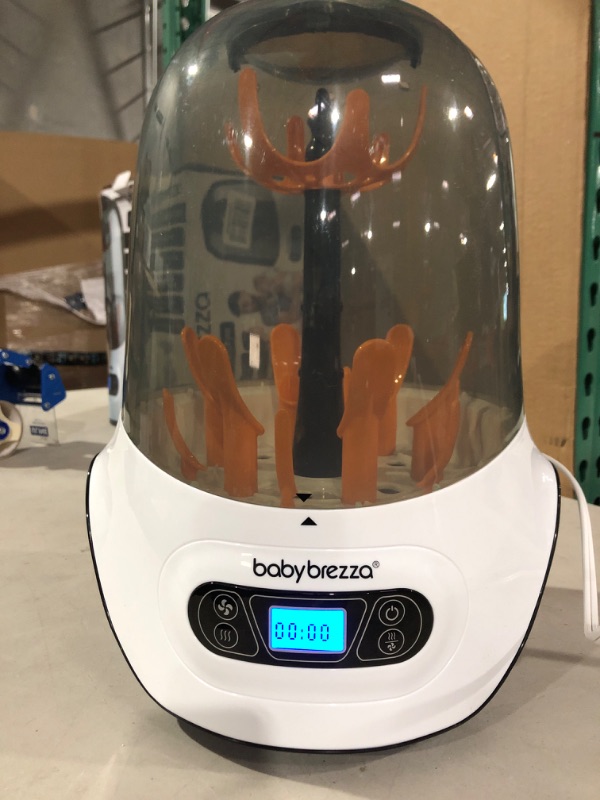 Photo 2 of Baby Brezza Baby Bottle Sterilizer and Dryer Machine – Electric Steam Sterilization 
* Open box, no visible damage or defect. Unit powers up. Unable to test. *