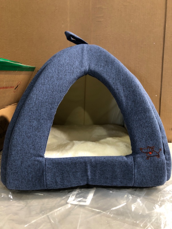 Photo 2 of Best Pet Supplies Tent-Soft Bed for Dog/Cat Navy