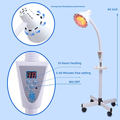 Photo 1 of Infrared-Light-Red-Heat-lamp - 275W Near Red Infrared Heat Lam, Relieve Joint Pain, Muscle Aches. 2 lamps
* 2 Units, one is good working order, other is parts. * 