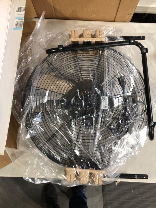 Photo 1 of B-Air 20 in. Firtana-20X High-Velocity Floor Fan in Black