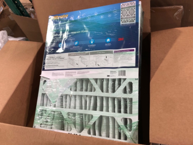 Photo 1 of 3M Filtrete Ultra Allergen Healthy Living Deep Pleat Furnace Filter 20 x 25 x 5