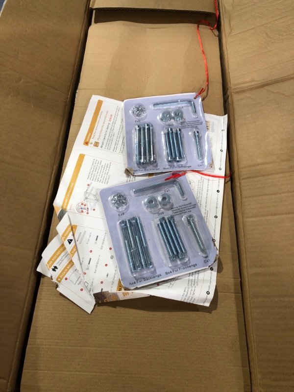 Photo 1 of New - Light Grey -COLAMY Upholstered Parsons Dining Chairs Set of 2, Fabric Dining Room Kitchen Side Chair with Nailhead Trim and Wood Legs