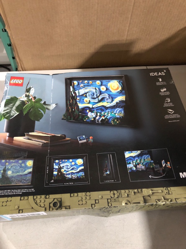 Photo 2 of LEGO Ideas Vincent Van Gogh - The Starry Night 21333 Building Set for Adults (2316 Pieces) Frustration-Free Packaging