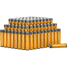 Photo 2 of Amazon Basics 100 Pack AAA High-Performance Alkaline Batteries