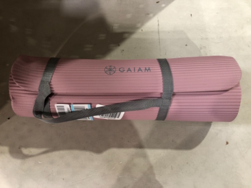 Photo 3 of [DAMAGE] GAIAM ESSENTIALS YOGA MAT PURPLE