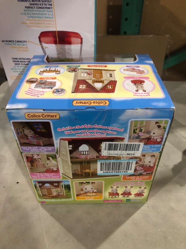 Photo 3 of Calico Critters Red Roof Cozy Cottage Dollhouse Playset with Figure, Furniture and Accessories