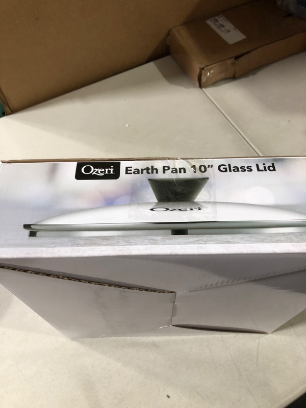 Photo 2 of 10" Earth Frying Pan Lid in Tempered Glass, by Ozeri 10-Inch
