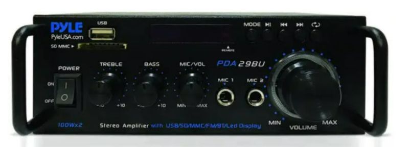 Photo 1 of PYLE PDA29BU Wireless BT Stereo Power Amplifier

