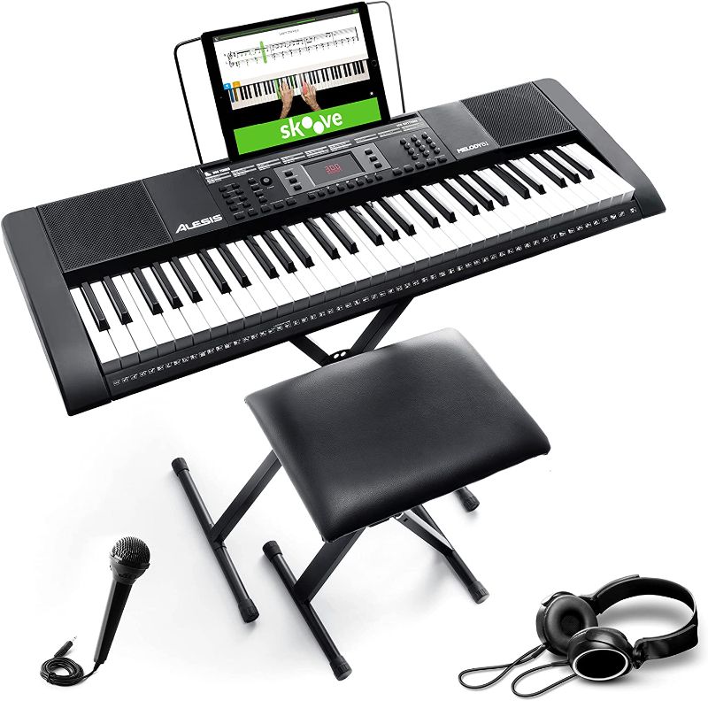 Photo 1 of Alesis Talent 61-Key Portable Keyboard with Built-In Speakers