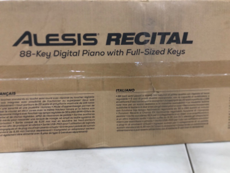 Photo 5 of Alesis Recital 88-Key Digital Piano with Full-Sized Keys