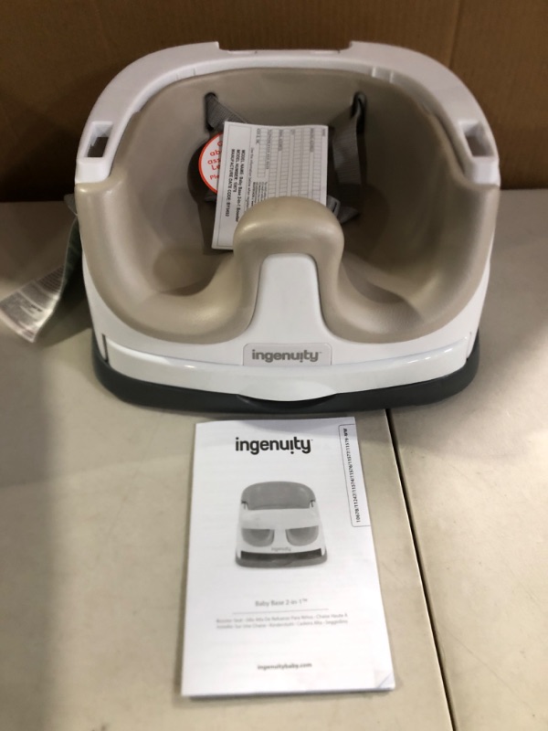 Photo 2 of Ingenuity Baby Base 2-in-1 Booster Feeding Seat - Cashmere